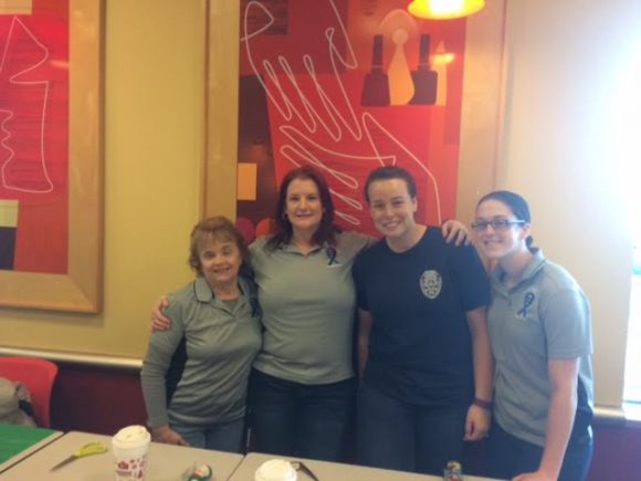 Volunteers from the Detective Christopher Jones Foundation Credit: Melisa Batot/ Detective Christopher Jones Foundation