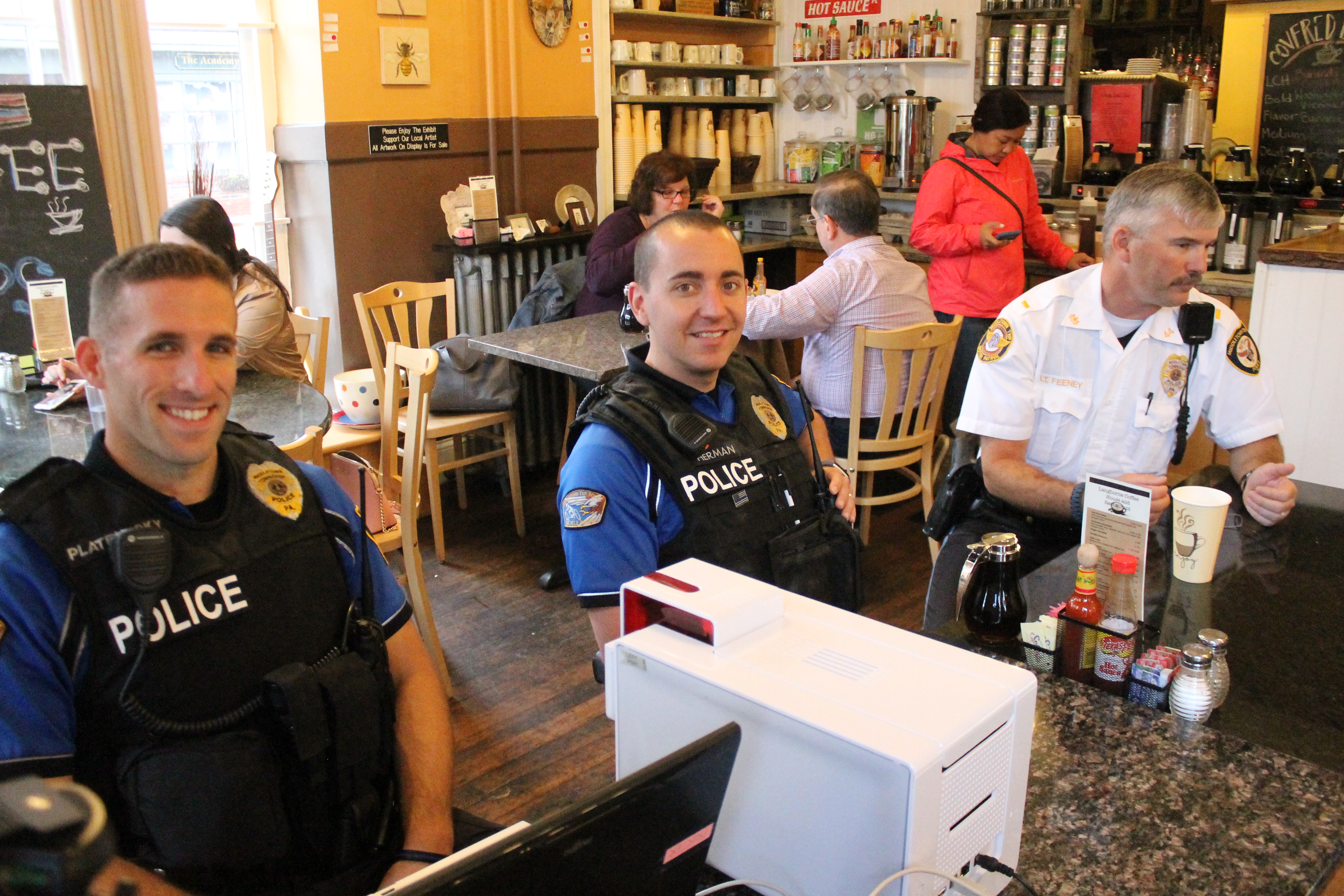 Local Police Taking Part In National ‘Coffee With A Cop’ Day