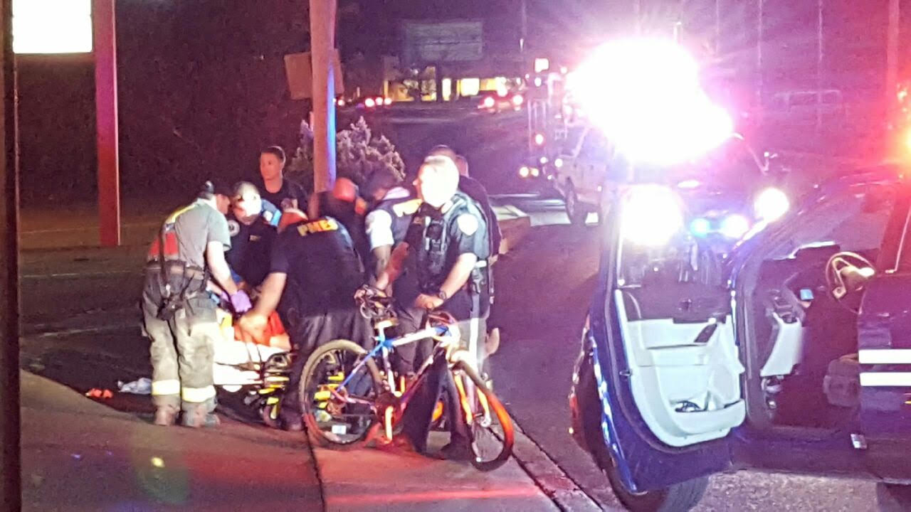 Bicyclist Struck Along Woodbourne Road