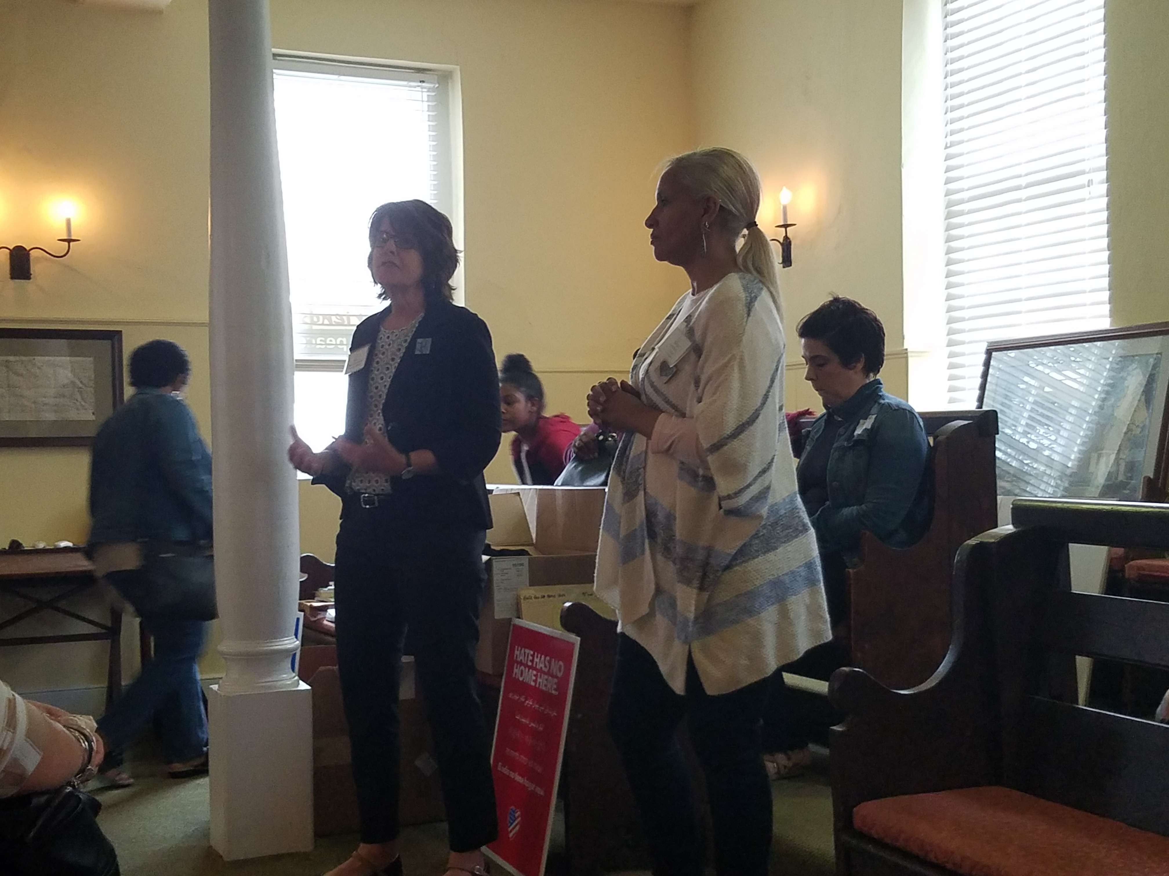 Group Holds Discussion After White Nationalist Signs Reportedly Found