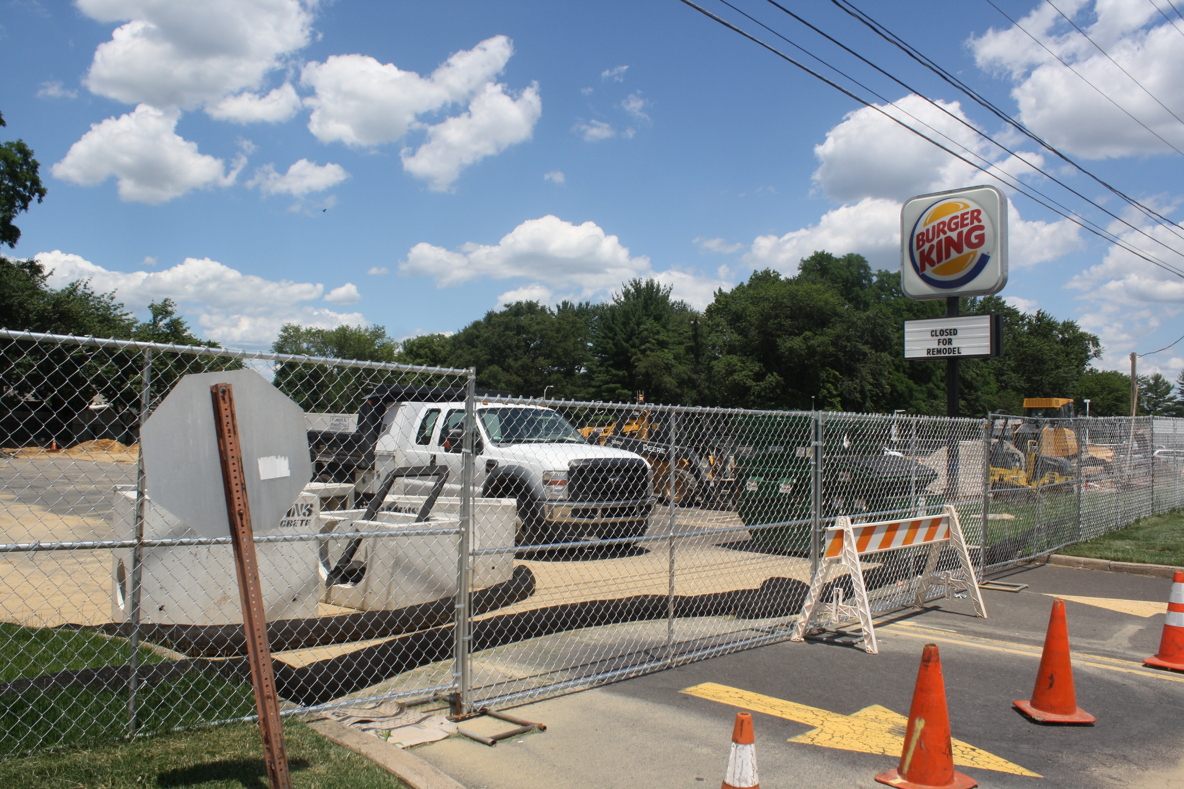 Burger King Construction Underway