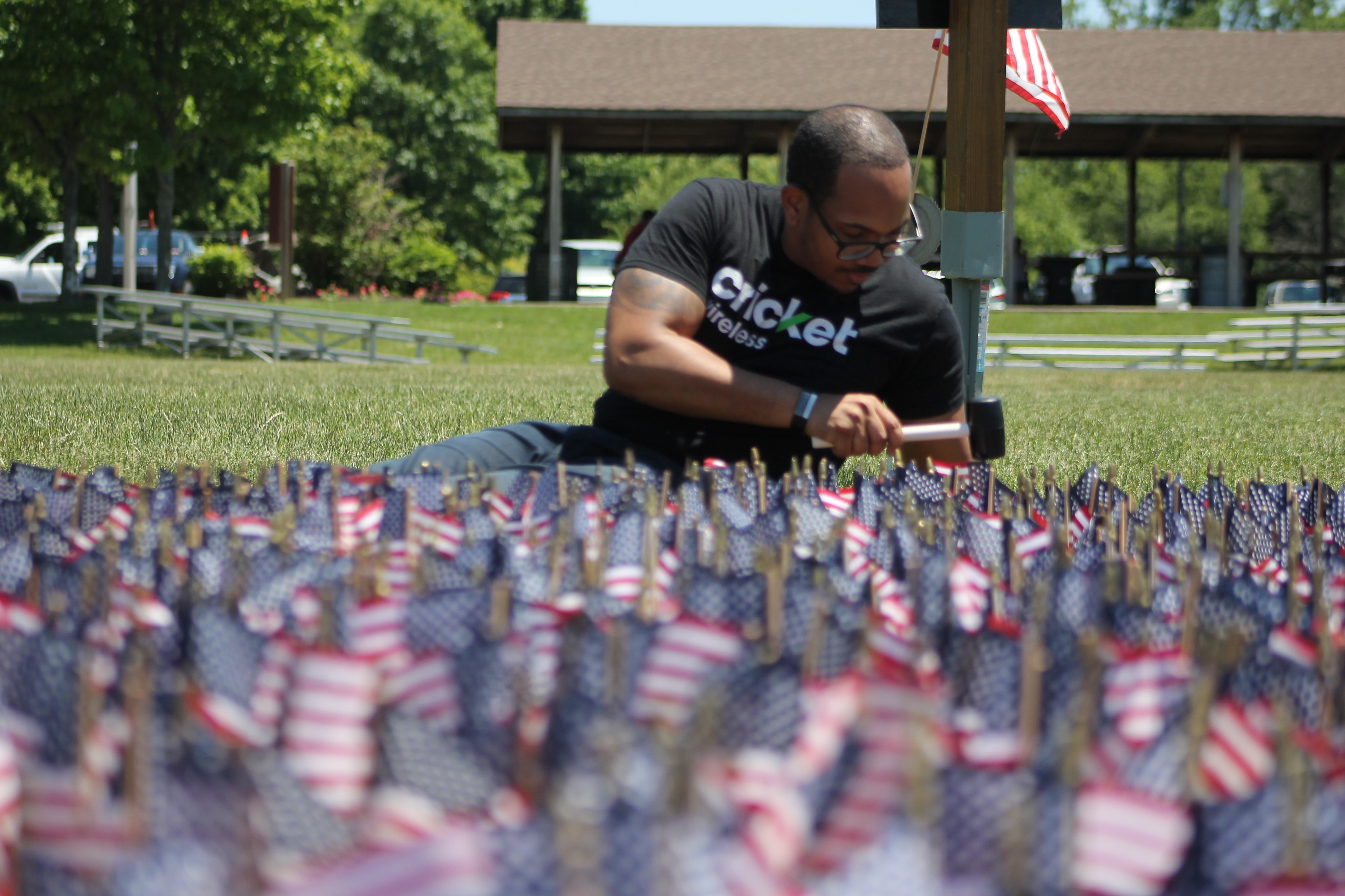 STUNNING: 70,000 American Flags Set Up In Park