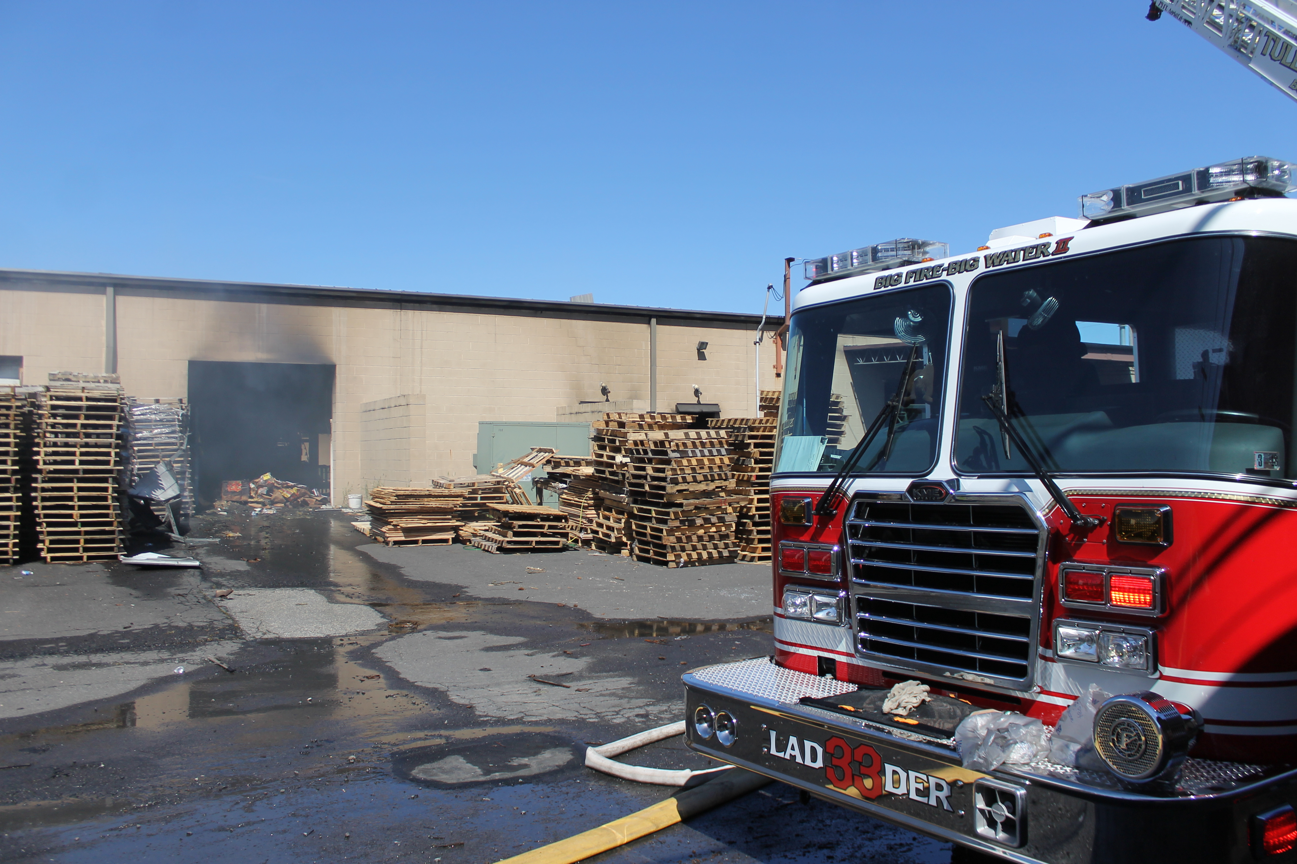 Firefighters Spend Hours Battling Tullytown Three-Alarm Blaze