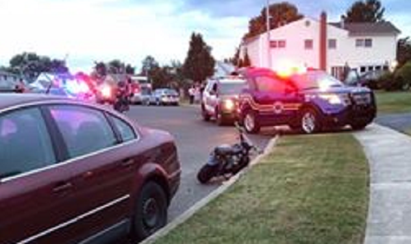 Man Badly Hurt In Motorcycle Wreck