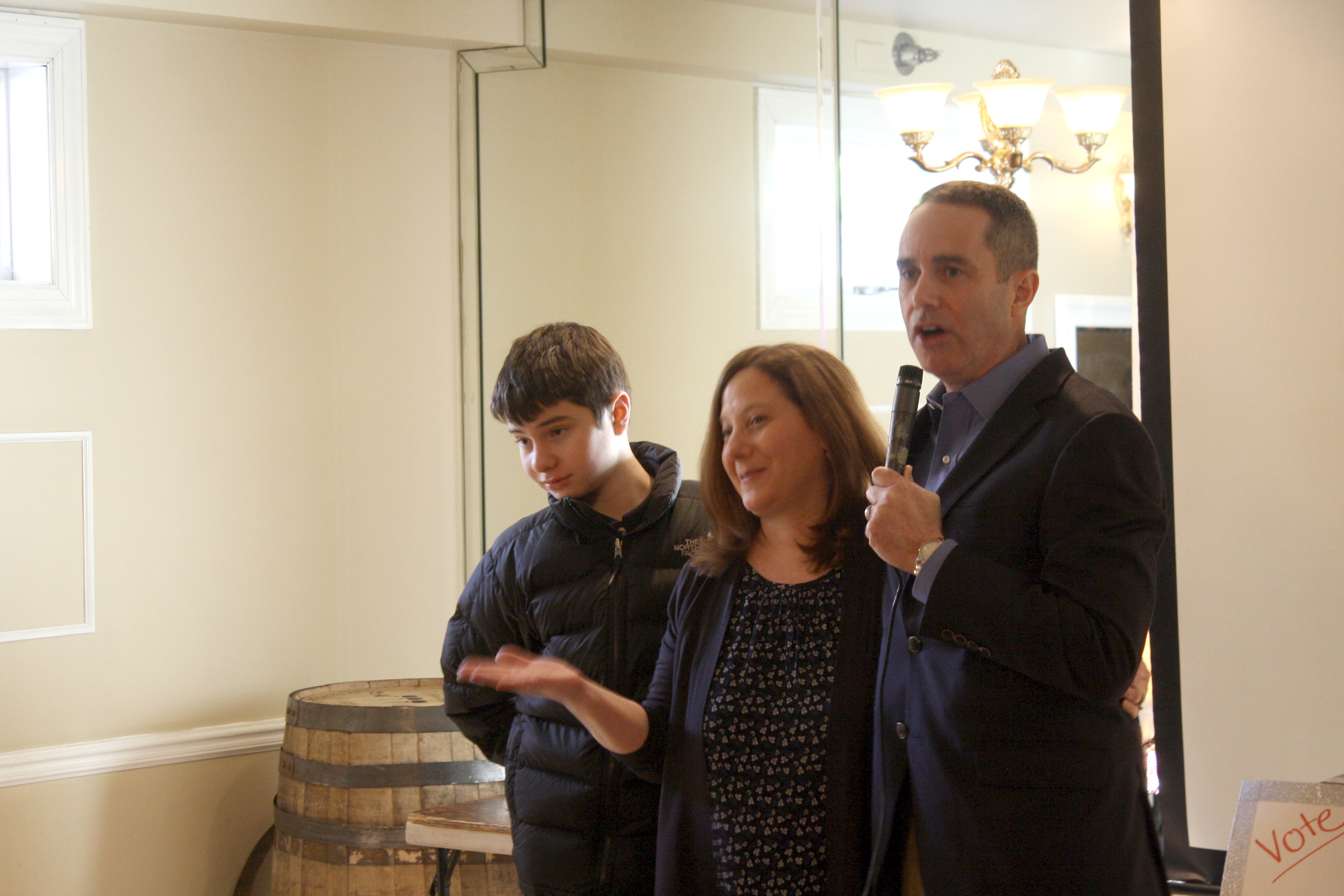 Steve Santarsiero Announces Bid For State Senate At Rally