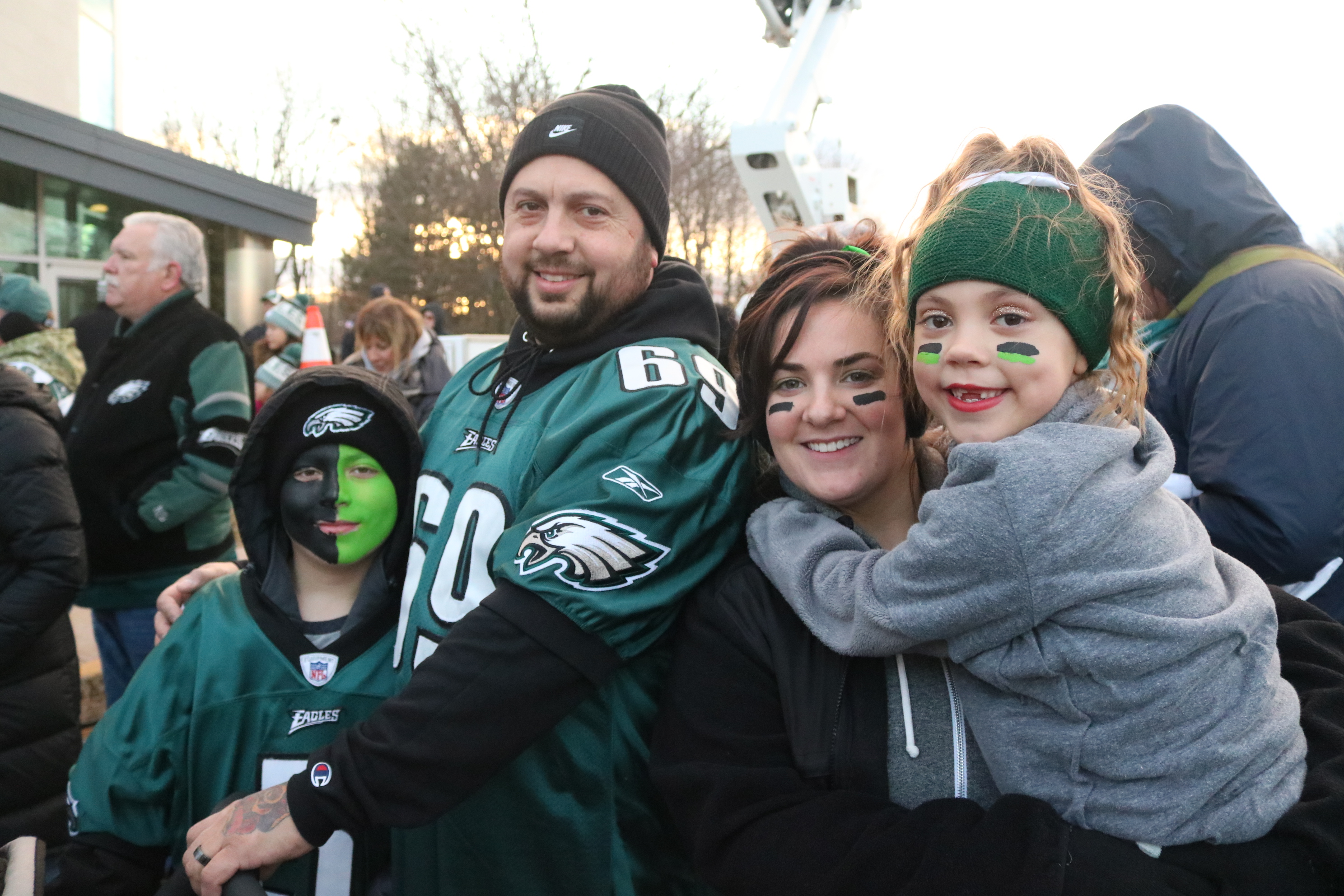 PHOTOS: Crowd, Former Eagles’ Running Back Turn Out For Pep Rally