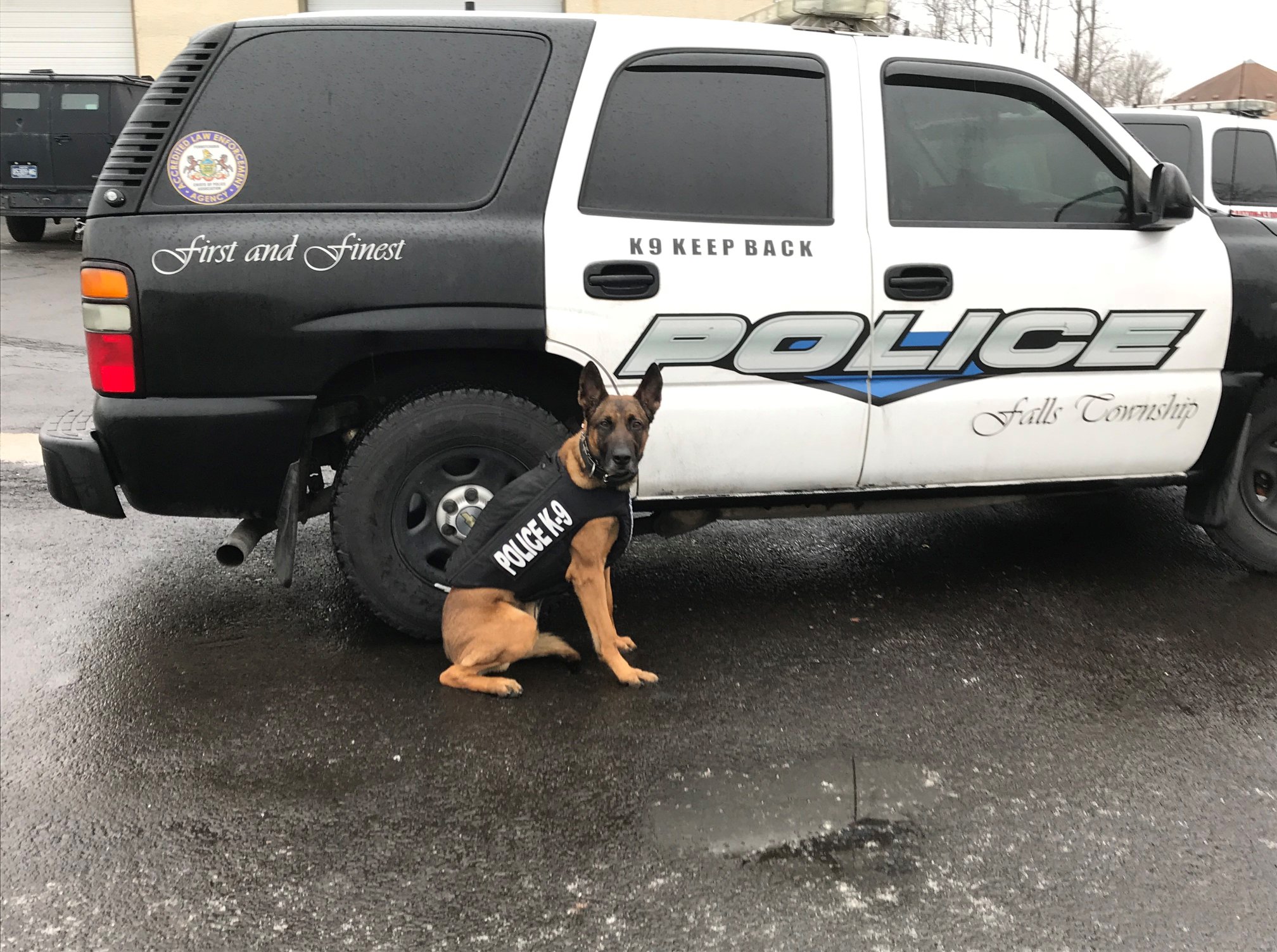Falls Twp. Police K-9 Receives Protective Vest