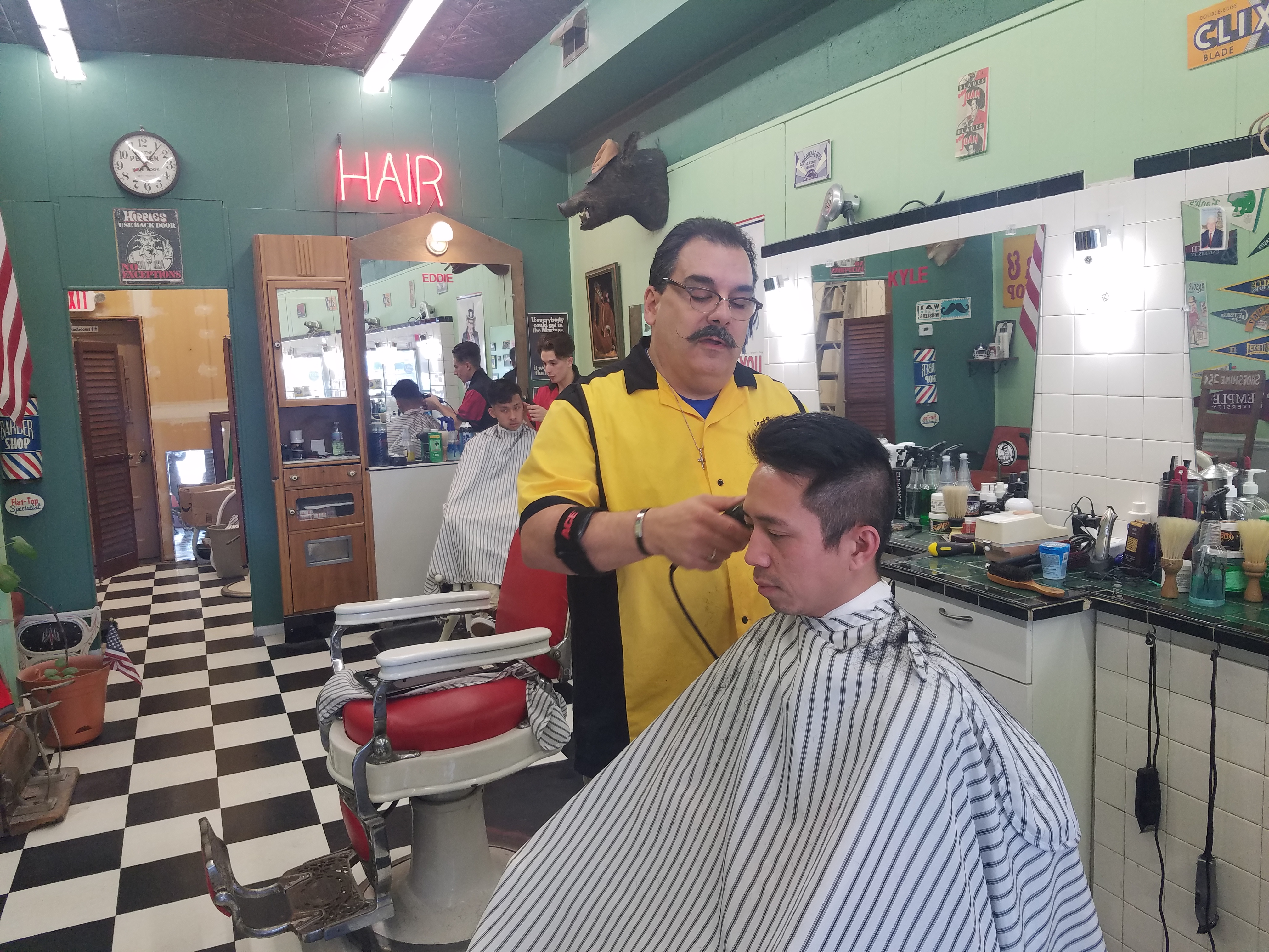Middletown Barber Makes Wager With Boston Shop