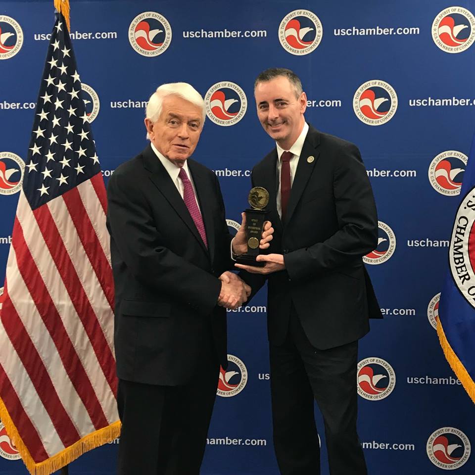Congressman Honored With Award From U.S. Chamber Of Commerce
