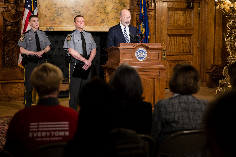 Gov. Tom Wolf Urges Lawmakers To Pass Gun Law Reforms