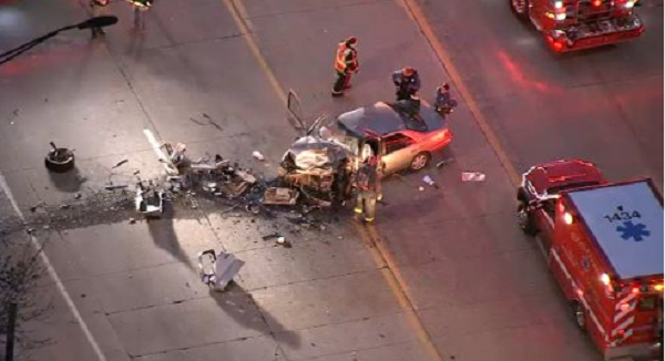 Two Injured In Morning Wreck On Veterans Highway