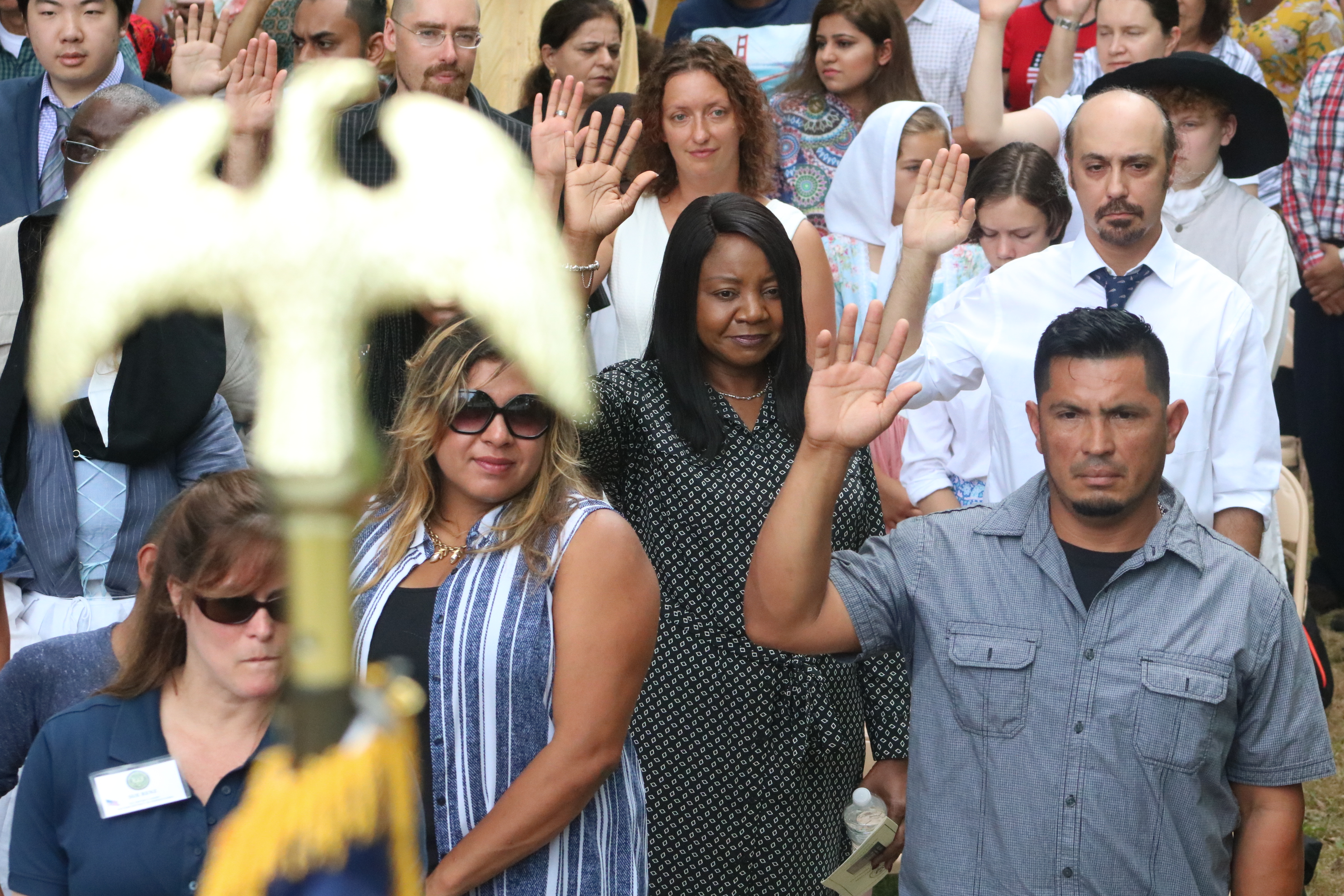 Immigrants Become Citizens At Historic Pennsbury Manor