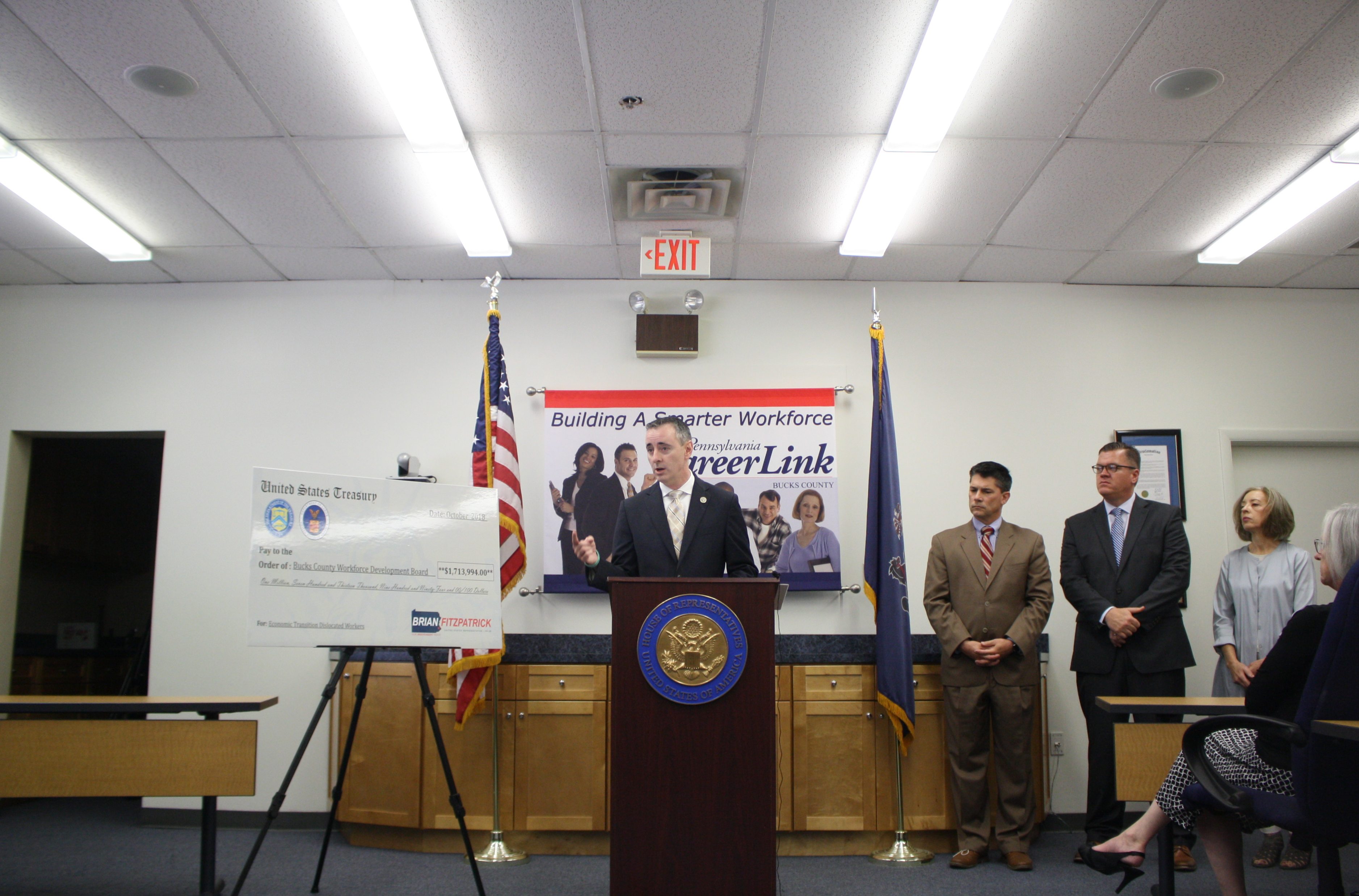 Bucks County Jobs Program Gets $1.7 Million In Federal Funds