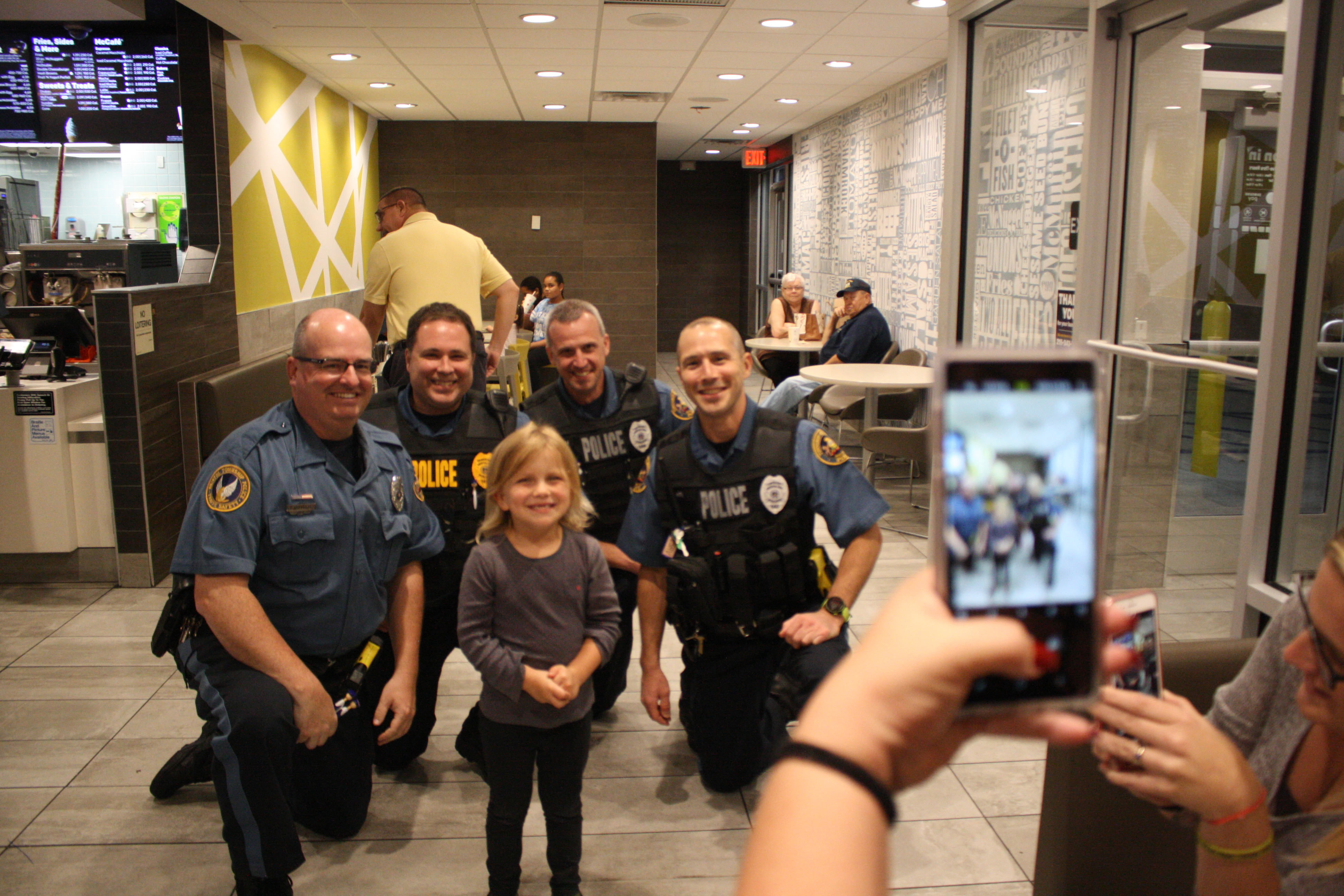 Cops Serve Up Conversation, Meals At McDonald’s In Levittown