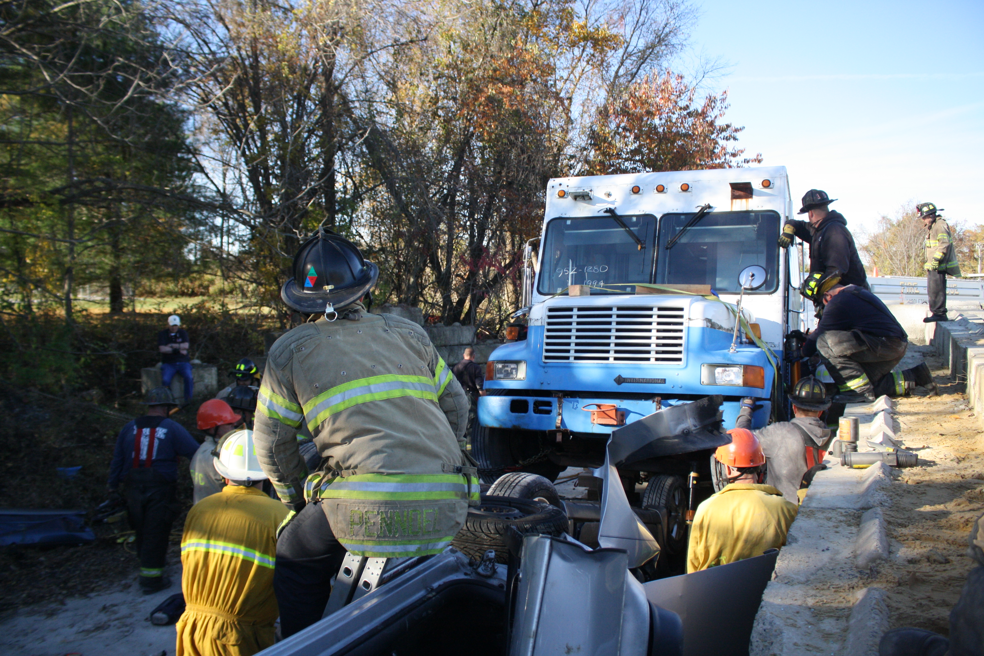 Local Firefighters Train For Serious Wrecks