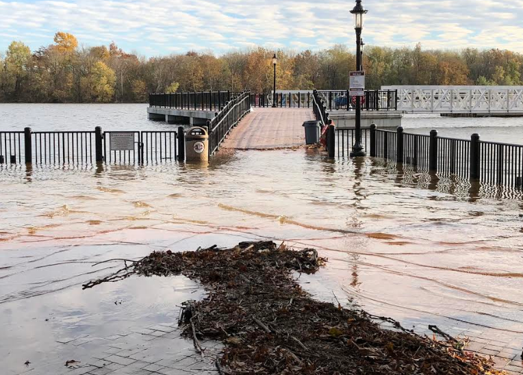 PHOTOS: River Leaves Its Banks Along Bristol Waterfront