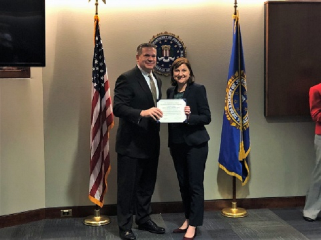 Local Law Enforcement Commended By FBI