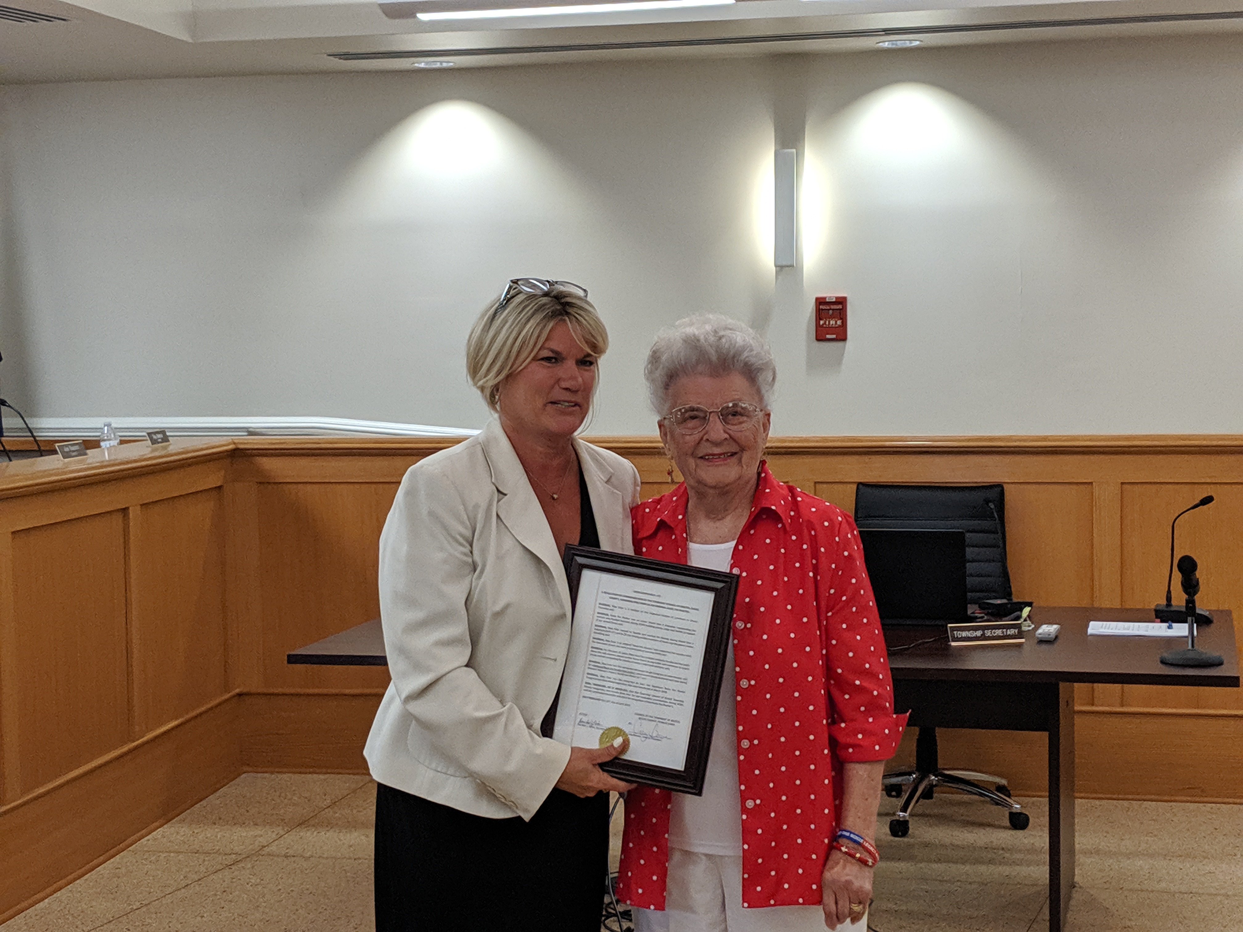 Bristol Twp. Council Recognizes Levittown Rosie The Riveter