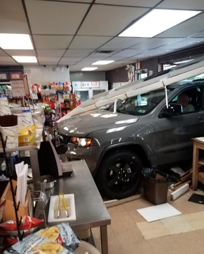 Jeep Slams Into Bristol Twp. Deli
