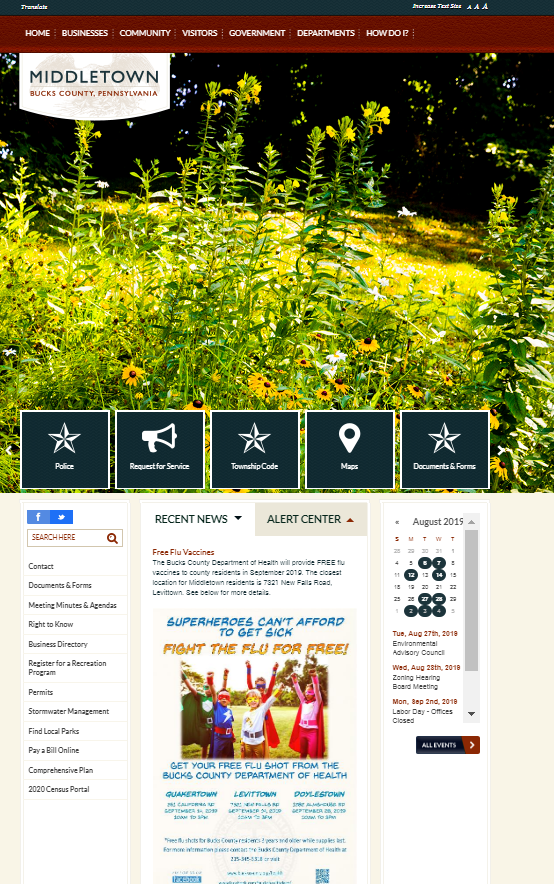 Middletown To Upgrade Website