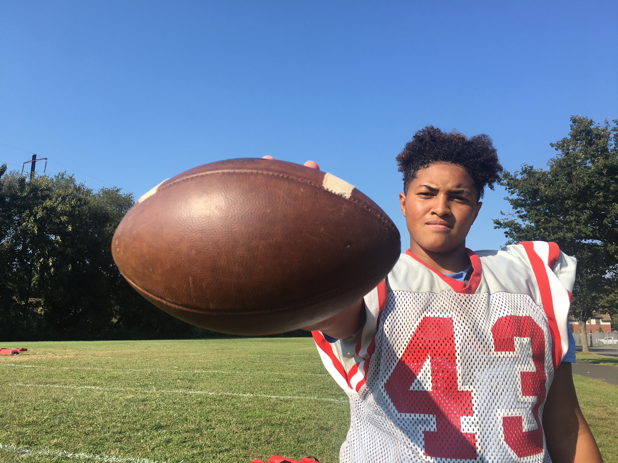 Bristol Girl Joins Male-Dominated High School Football Team