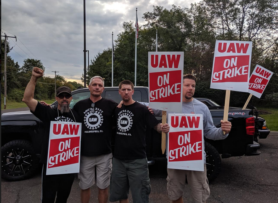 Falls Twp. General Motors Workers Go On Strike