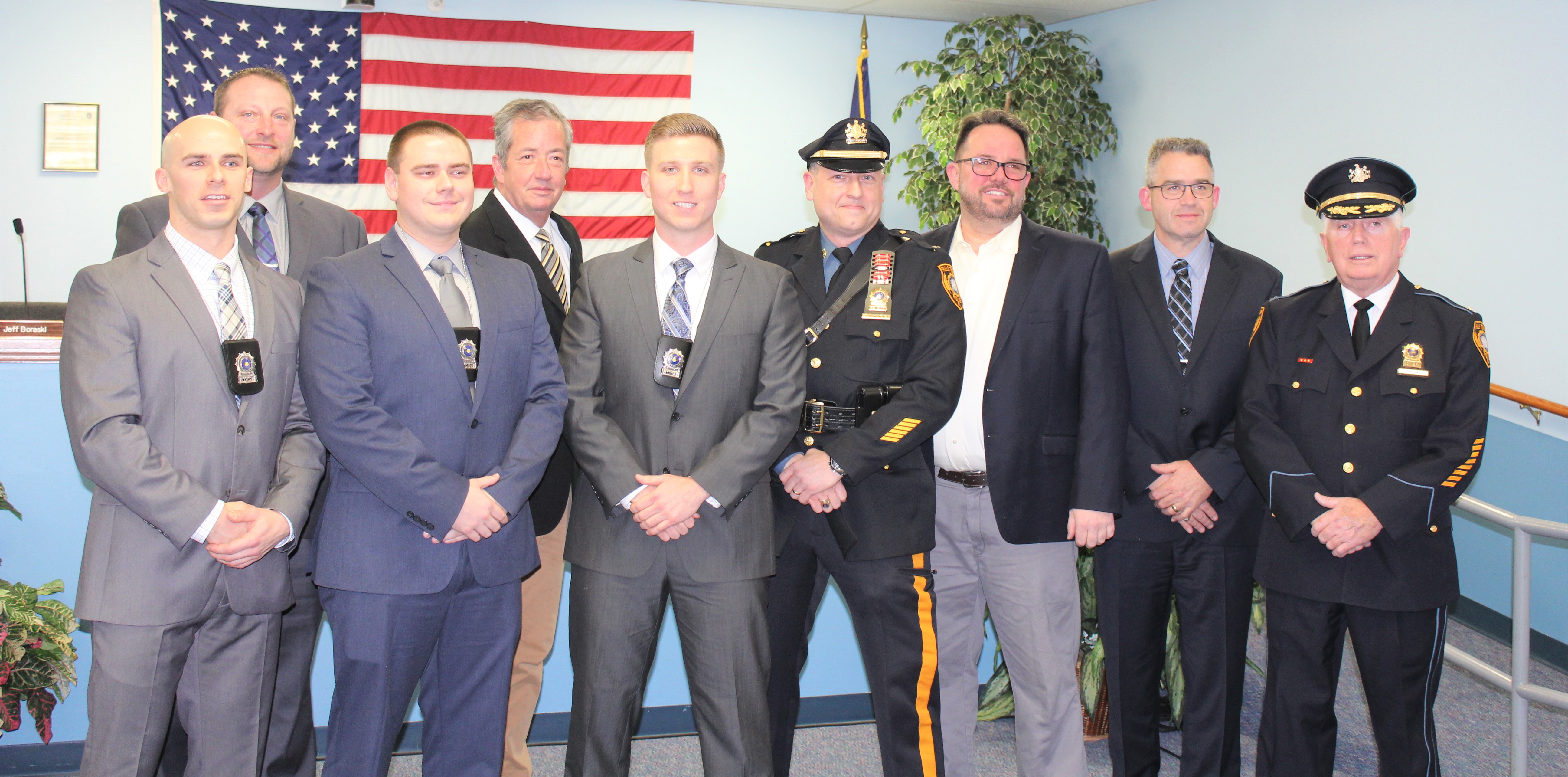 Falls Twp. Hires Five New Cops
