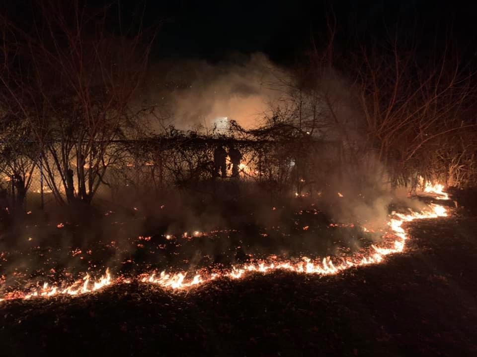 Brush Fire Damages Levittown Home