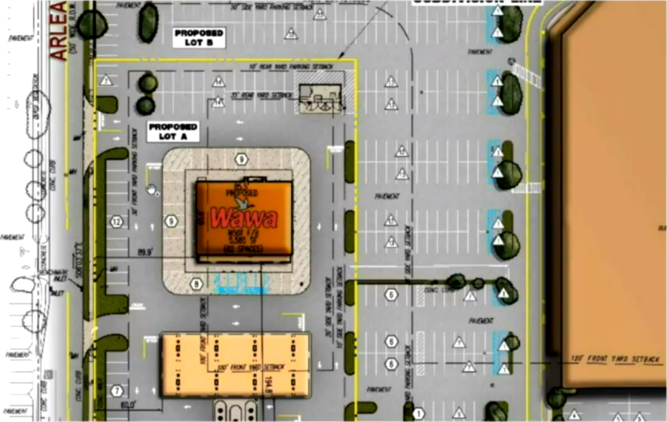 Rezoning Of Shopping Center Space Clears Way For New Wawa
