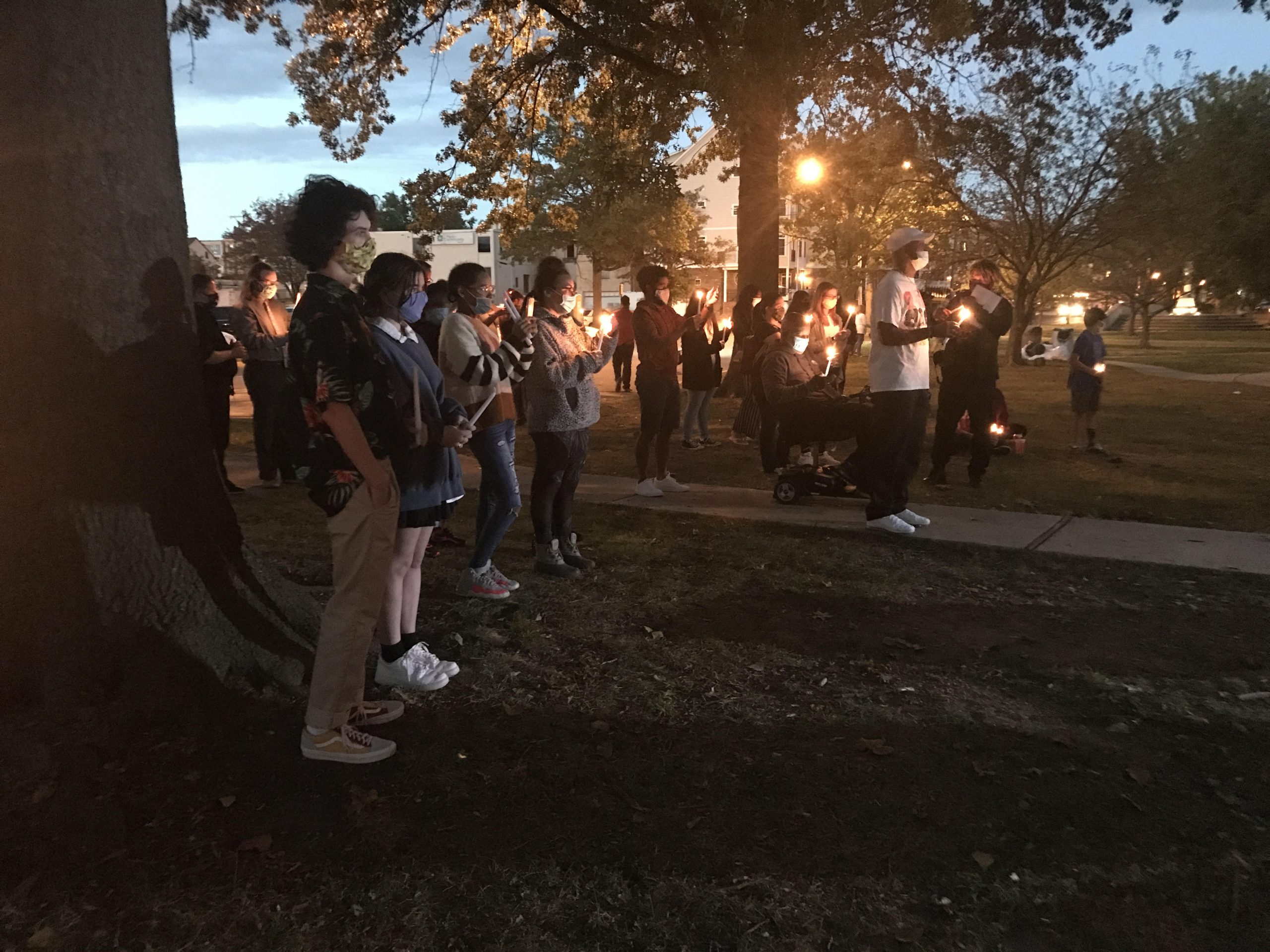 Vigil For Breonna Taylor Takes Place In Bristol