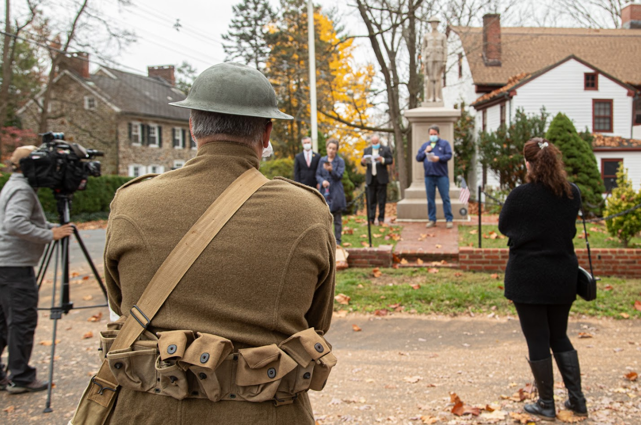 Refreshed World War I Statue Shines On Veterans Day