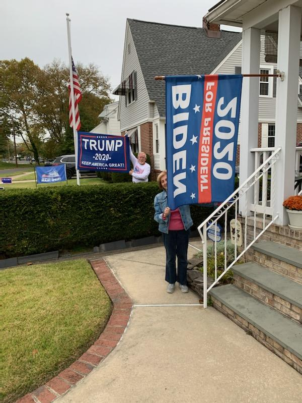 Neighbors Of Differing Views Back Their Presidential Candidates