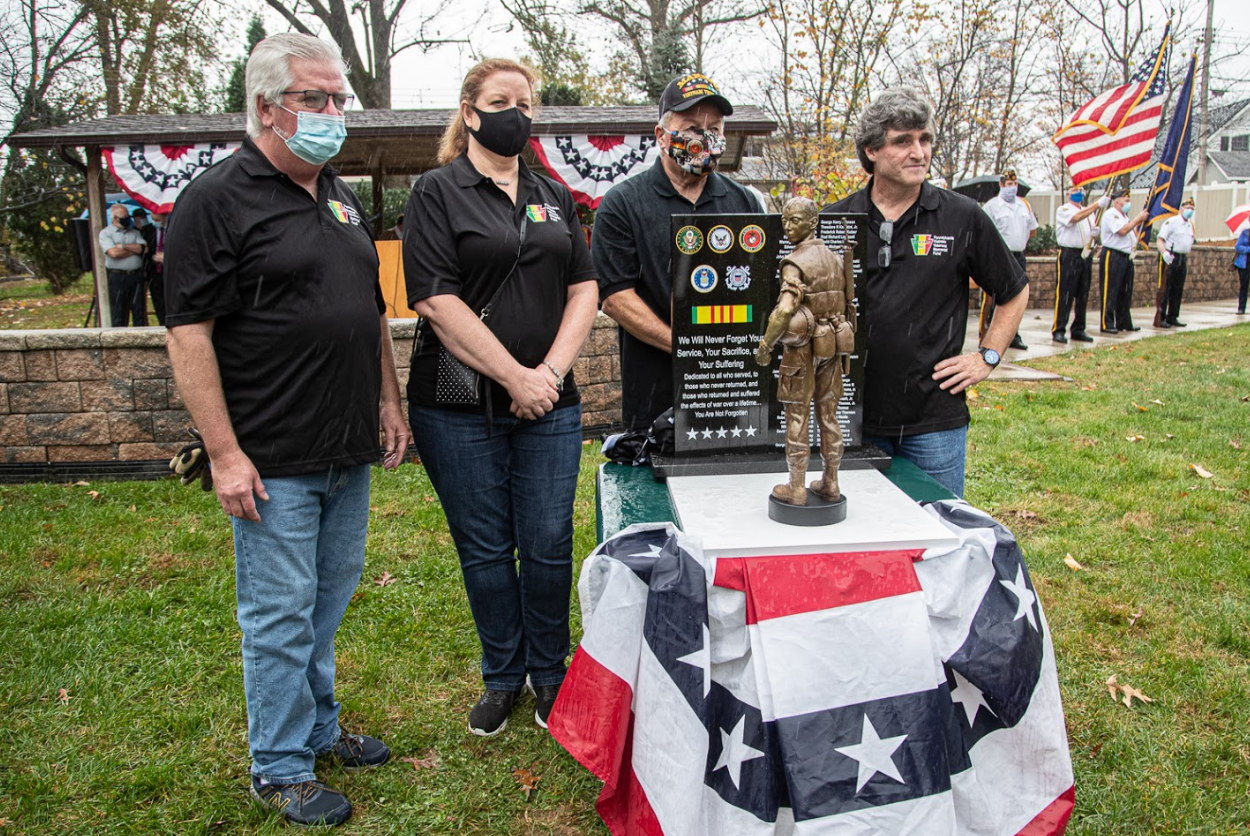 Lower Bucks Vietnam Veterans Memorial Model Unveiled