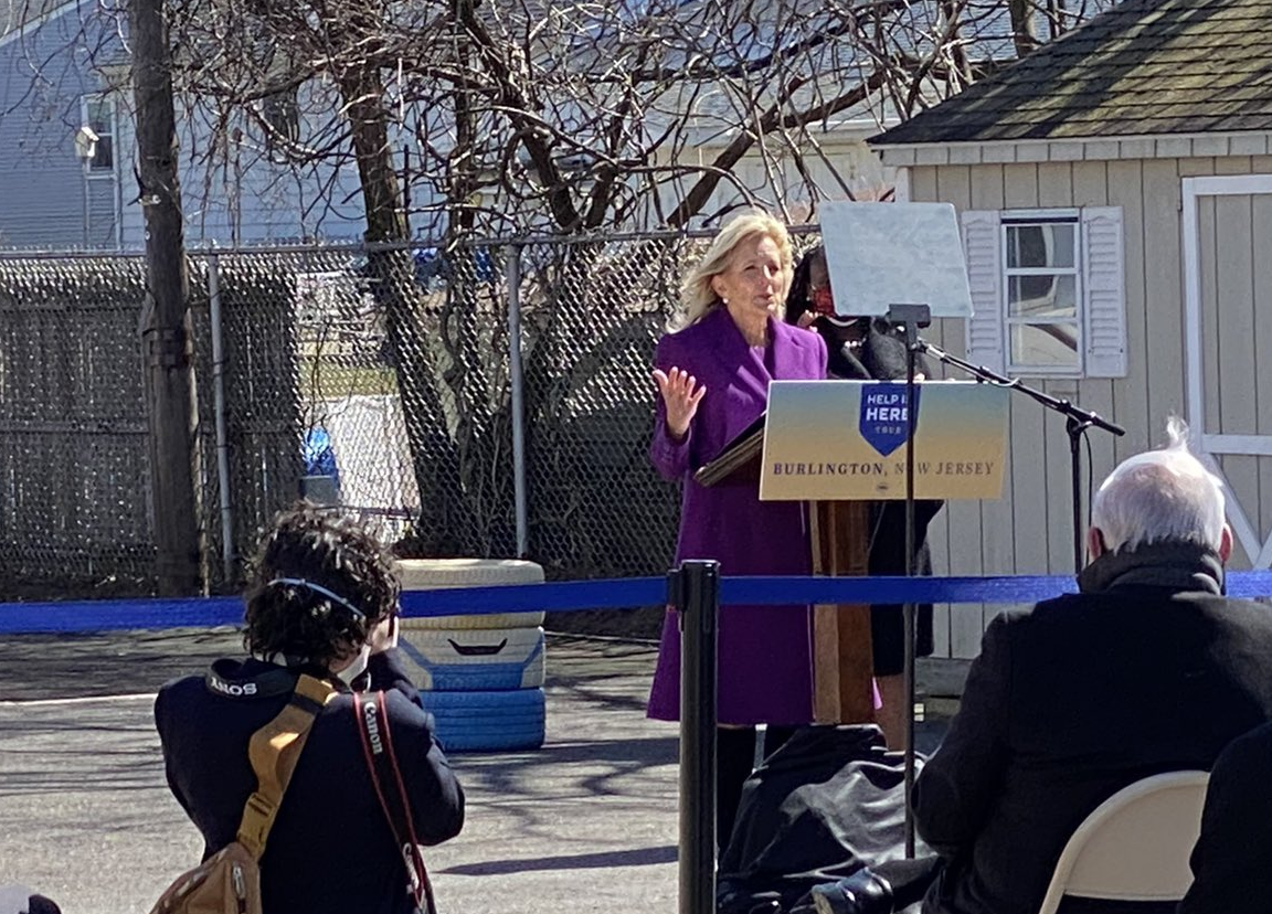 NEARBY: First Lady Biden Says American Rescue Plan Offers Help