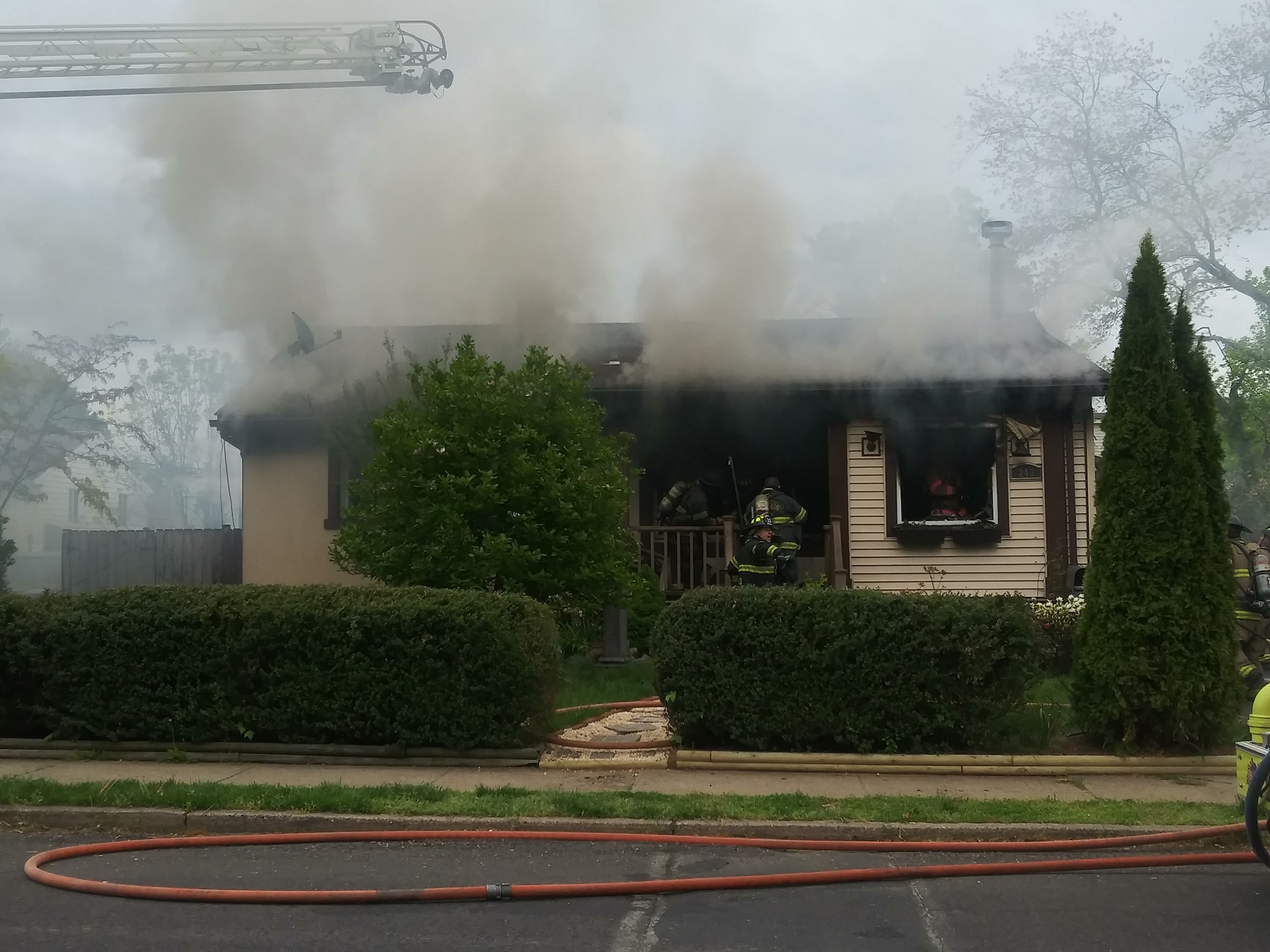 NEARBY: Smoke From Morrisville Fire Visible