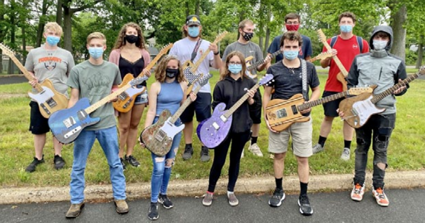 As Part Of STEM Education, Pennsbury Students Make Guitars