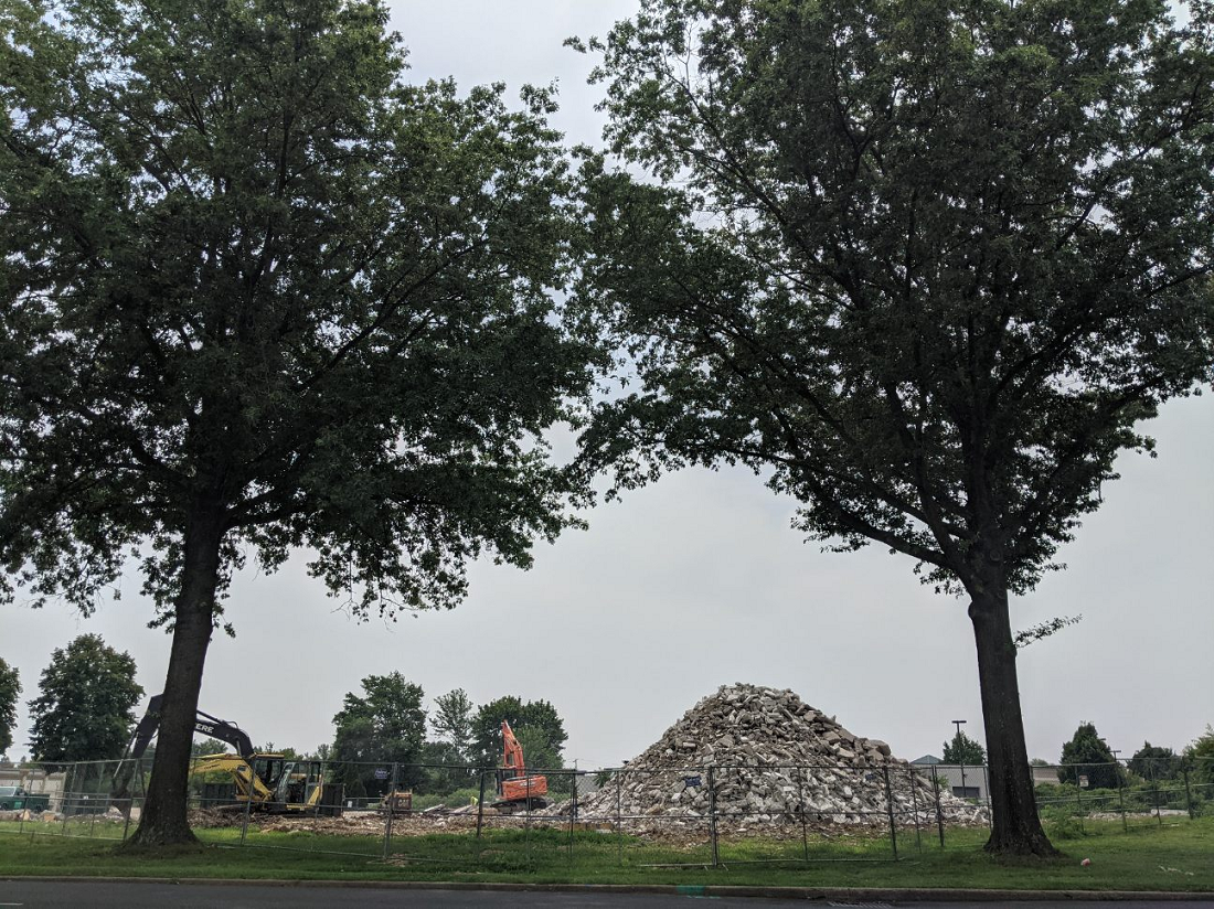 Closed Gym Torn Down
