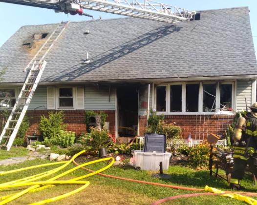 Home Badly Damaged In Croydon Fire