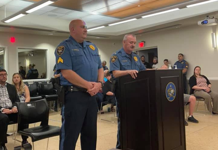 Two Longtime Lawmen Promoted In Bristol Township Police