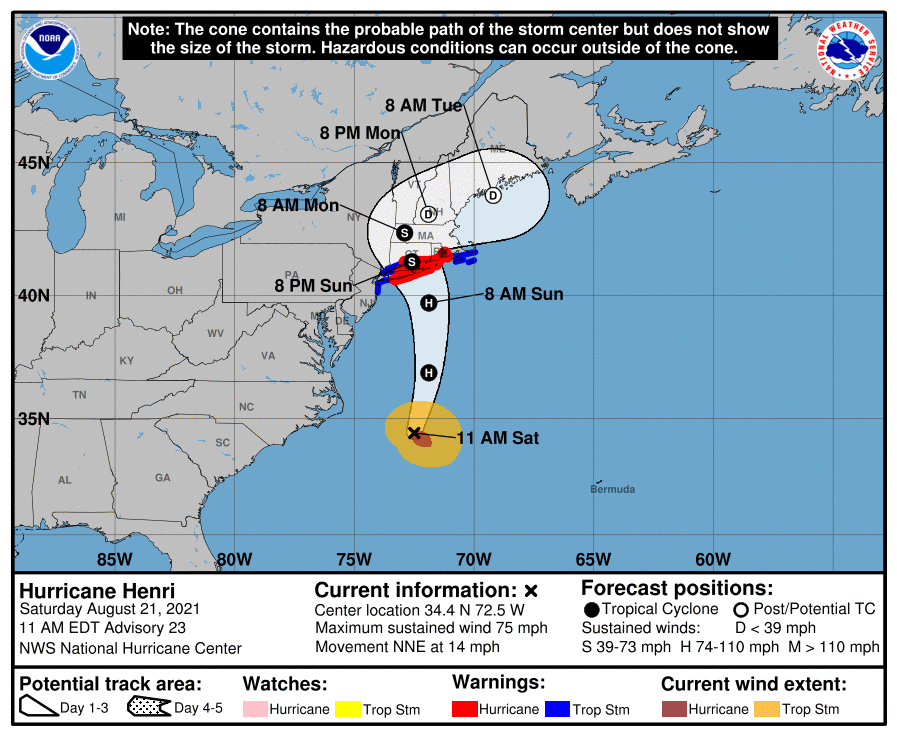 Hurricane Henri To Send Some Impacts To Area