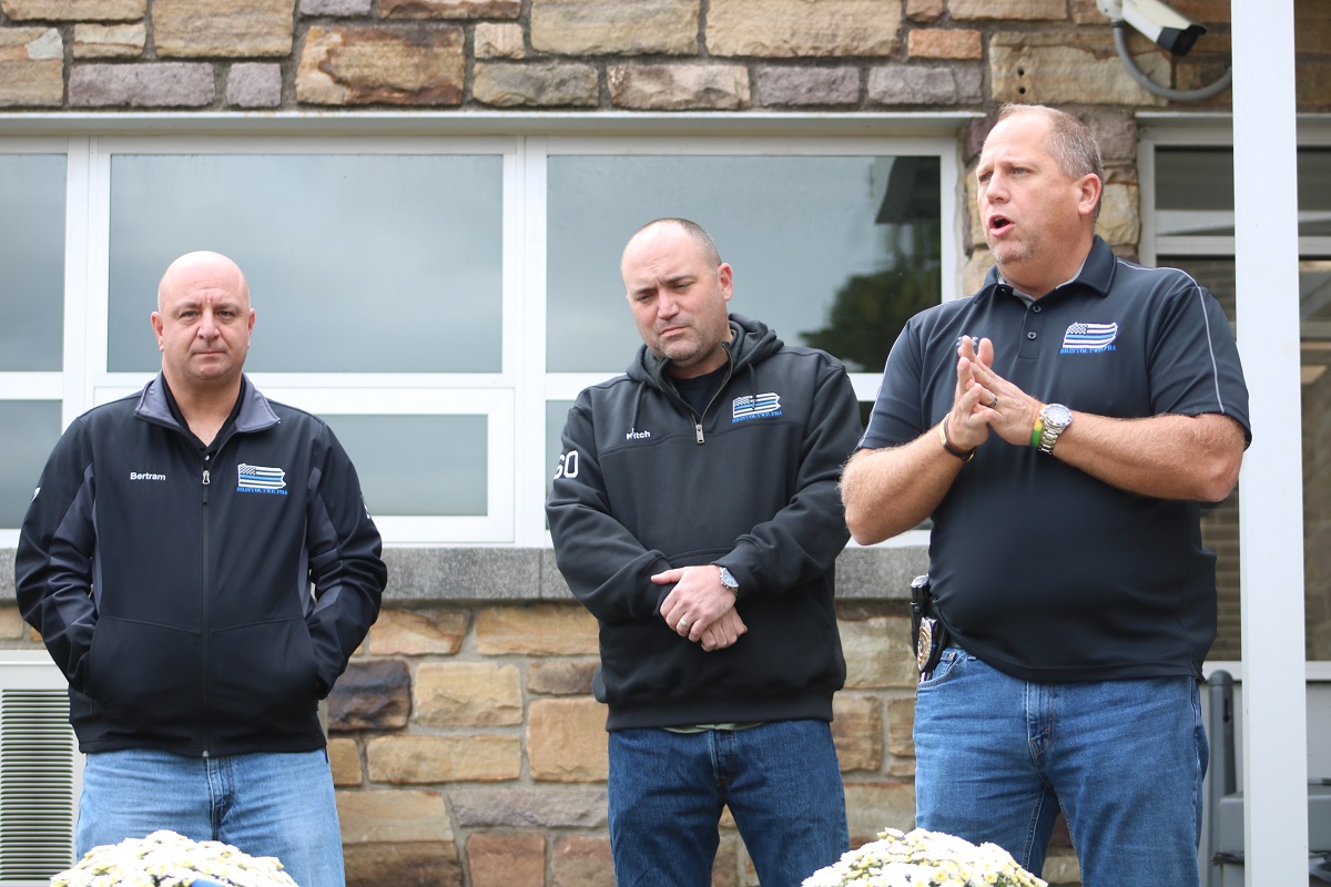 Memorial Dedicated For Fallen Bristol Twp. Detective