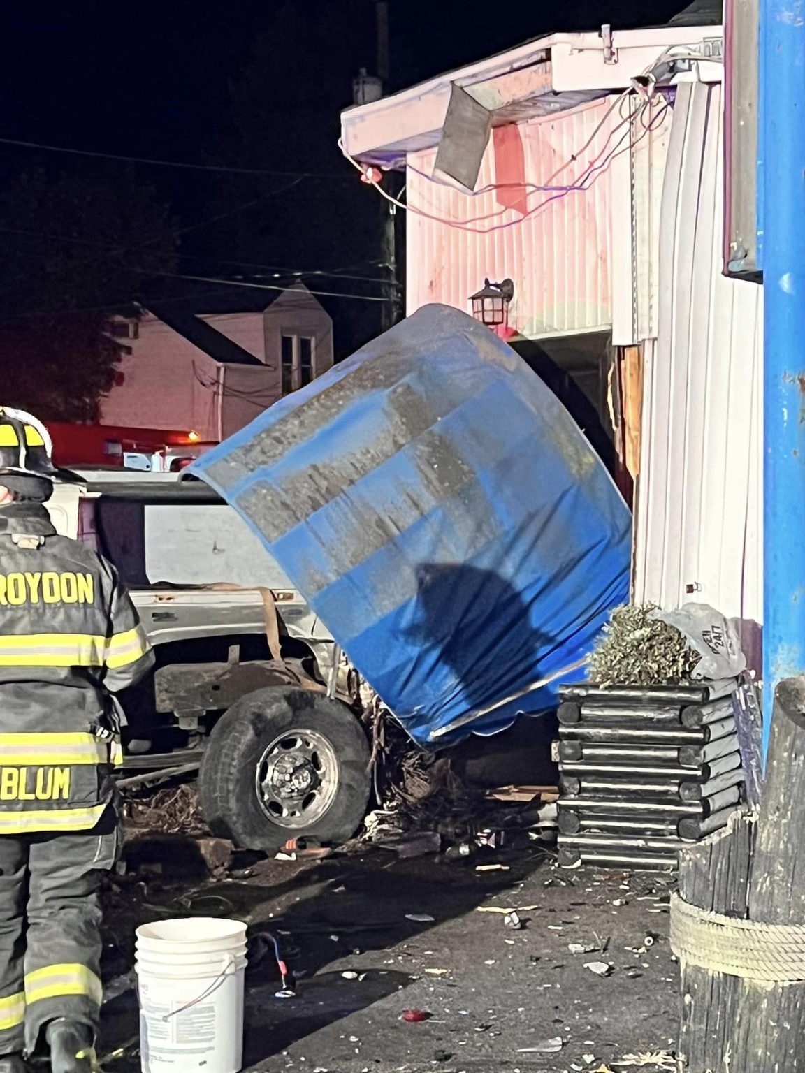 Two-Vehicle Crash Leaves Injuries, Damage To Restaurant - LevittownNow.com