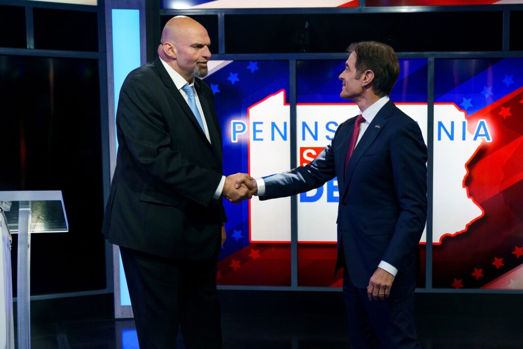 Fetterman, Oz Face Off In First — And Only Debate — In PA’s U.S. Senate Race