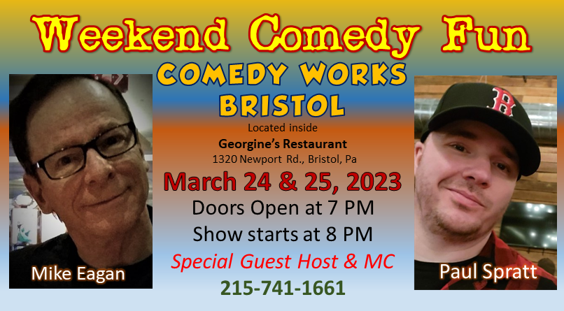 Tickets On Sale For Mike Eagan & Paul Spratt’s Upcoming Show At Comedy Works Bristol