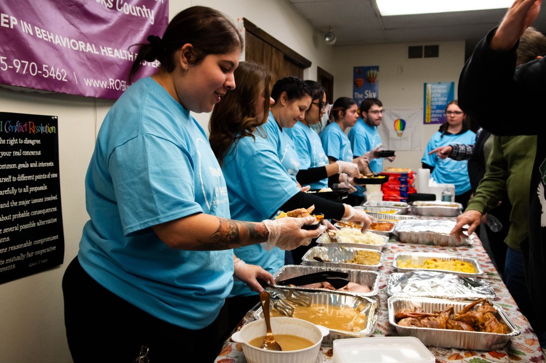 Bucks County Community College Students Volunteer In Croydon, Penndel