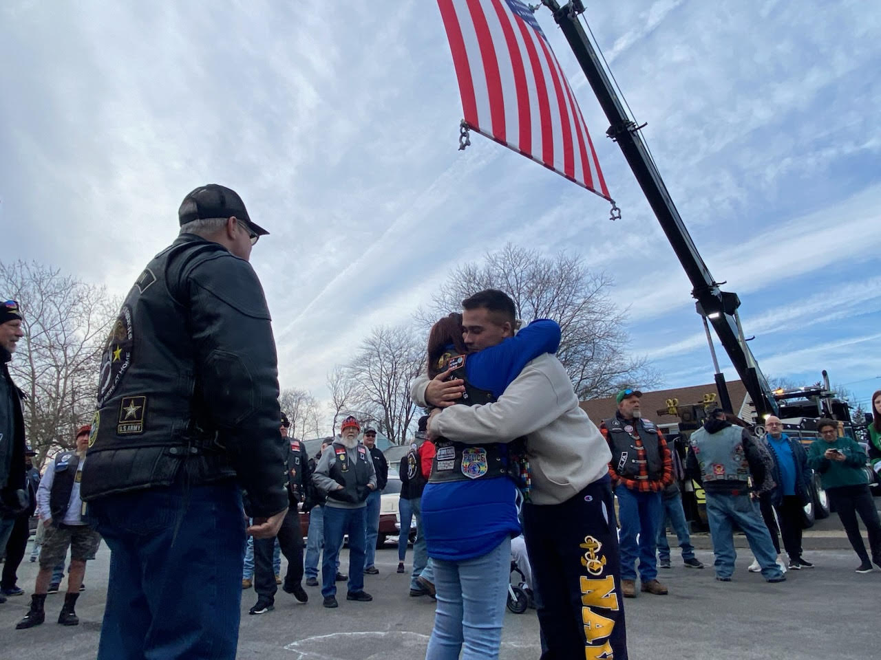 Bikers, Friends & Family Send Off Bristol Twp. Teen For U.S. Navy 
