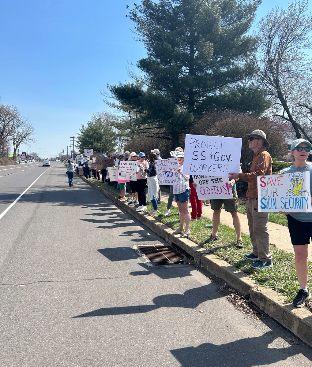 Concerns Over Social Security Cuts Spark Rally In Falls Twp.