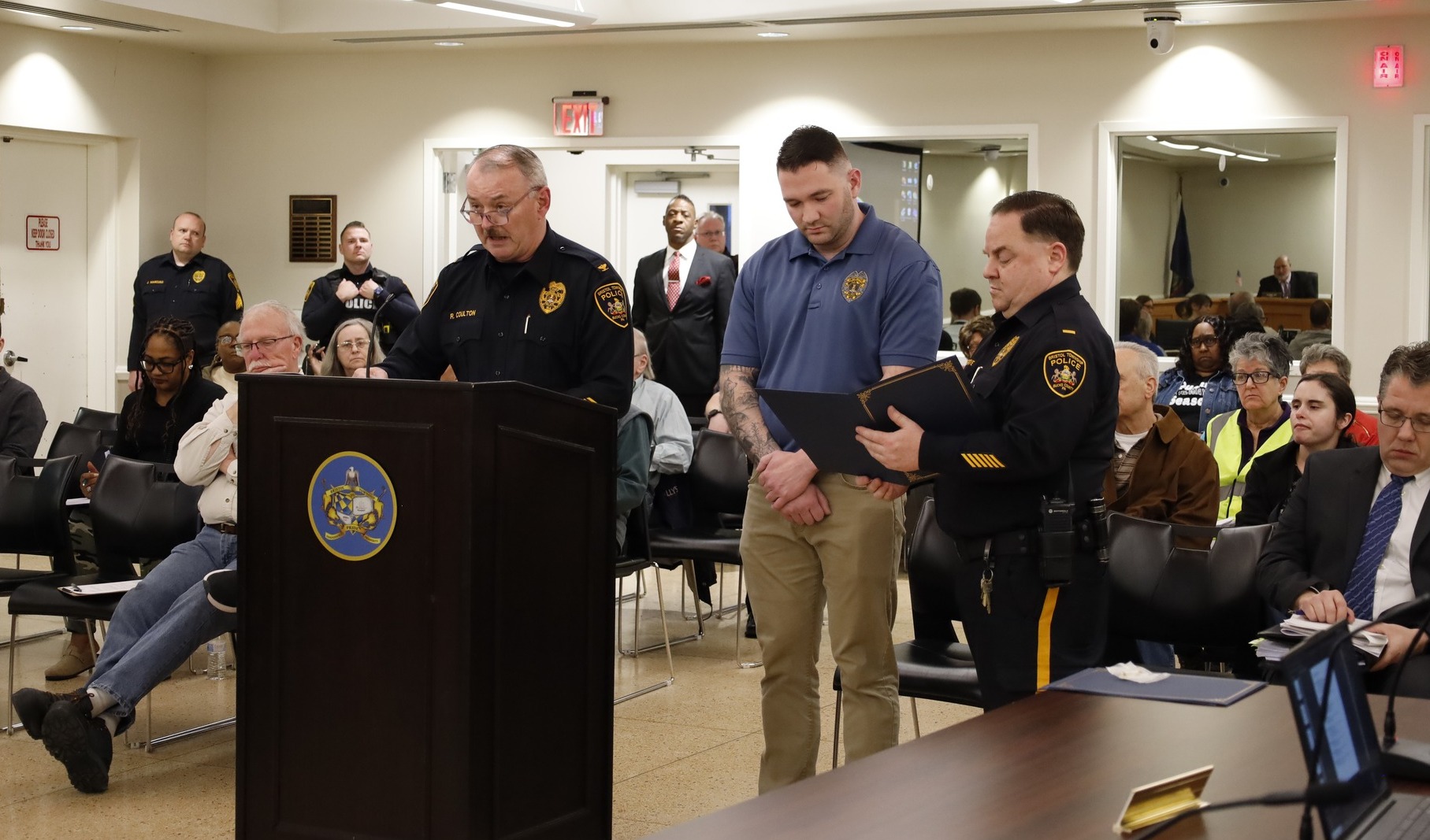 Bristol Twp. Police Officers Honored For Outstanding Service ...