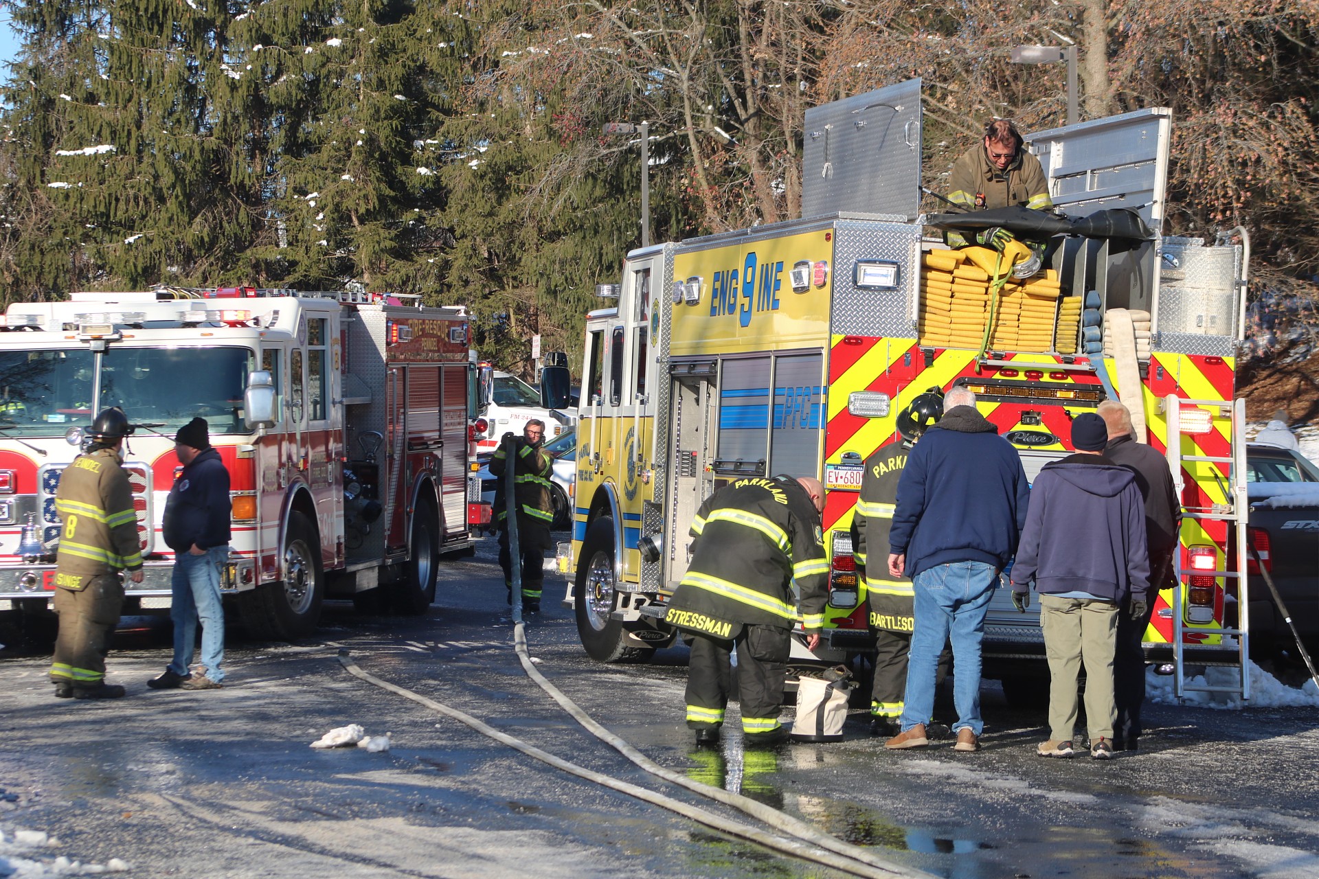 Fire Damages Outside Of Condo