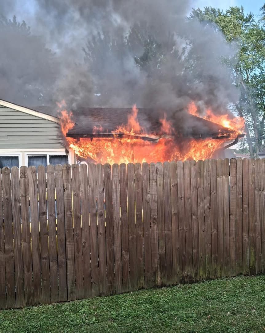 Crews Quickly Control Heavy Fire At Levittown Home